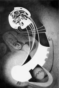 Vaimanao  I - Dessin au graphite sur papier  grain - 102 x 70 cm